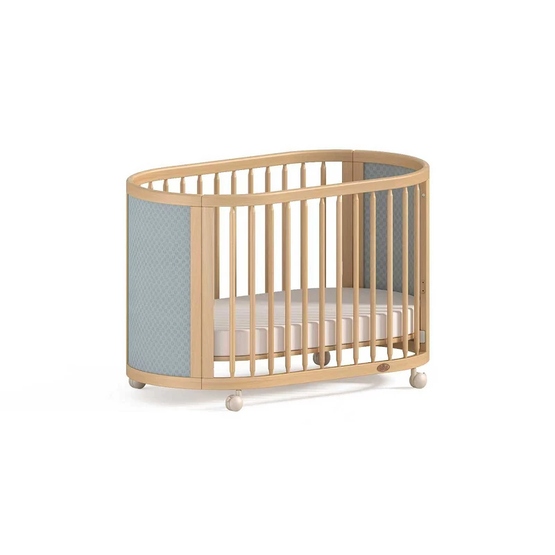 Cama de bebé ovalada
