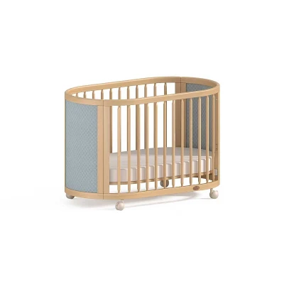 Cama de bebé ovalada