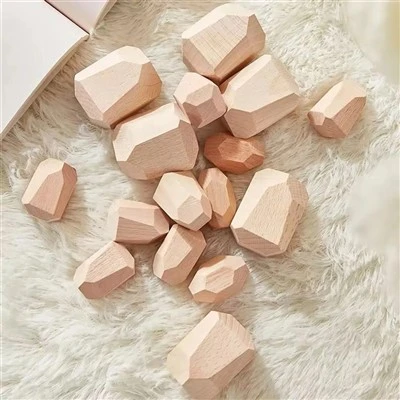 Juguete de piedras apilables de equilibrio