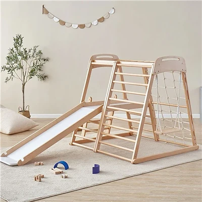 Gimnasio de escalada de madera