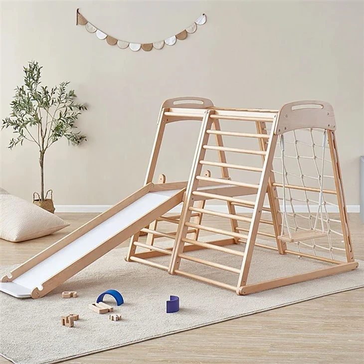 Gimnasio de escalada de madera
